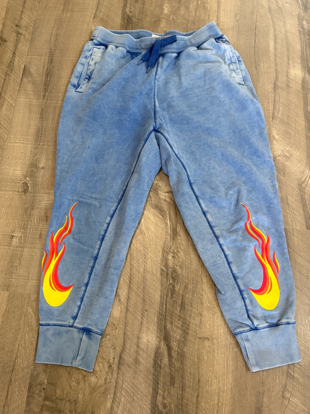 Nike Light Blue Sweatpants with graphics